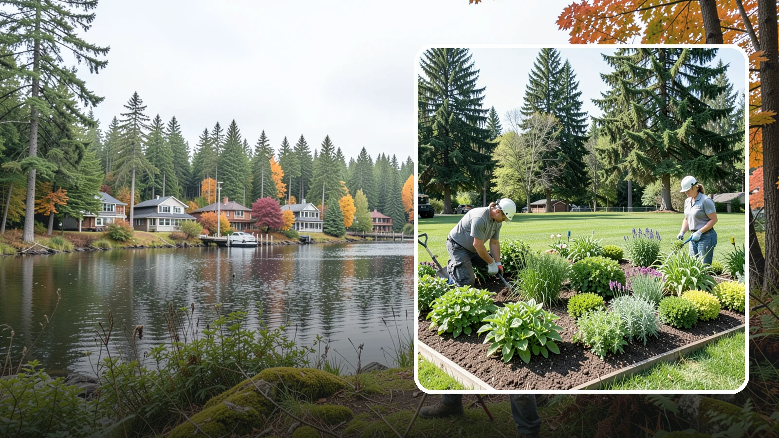 Herb Garden Installation in La Conner, Skagit County, WA - We build productive herb gardens that flourish in the cool, moist Northwest climate.