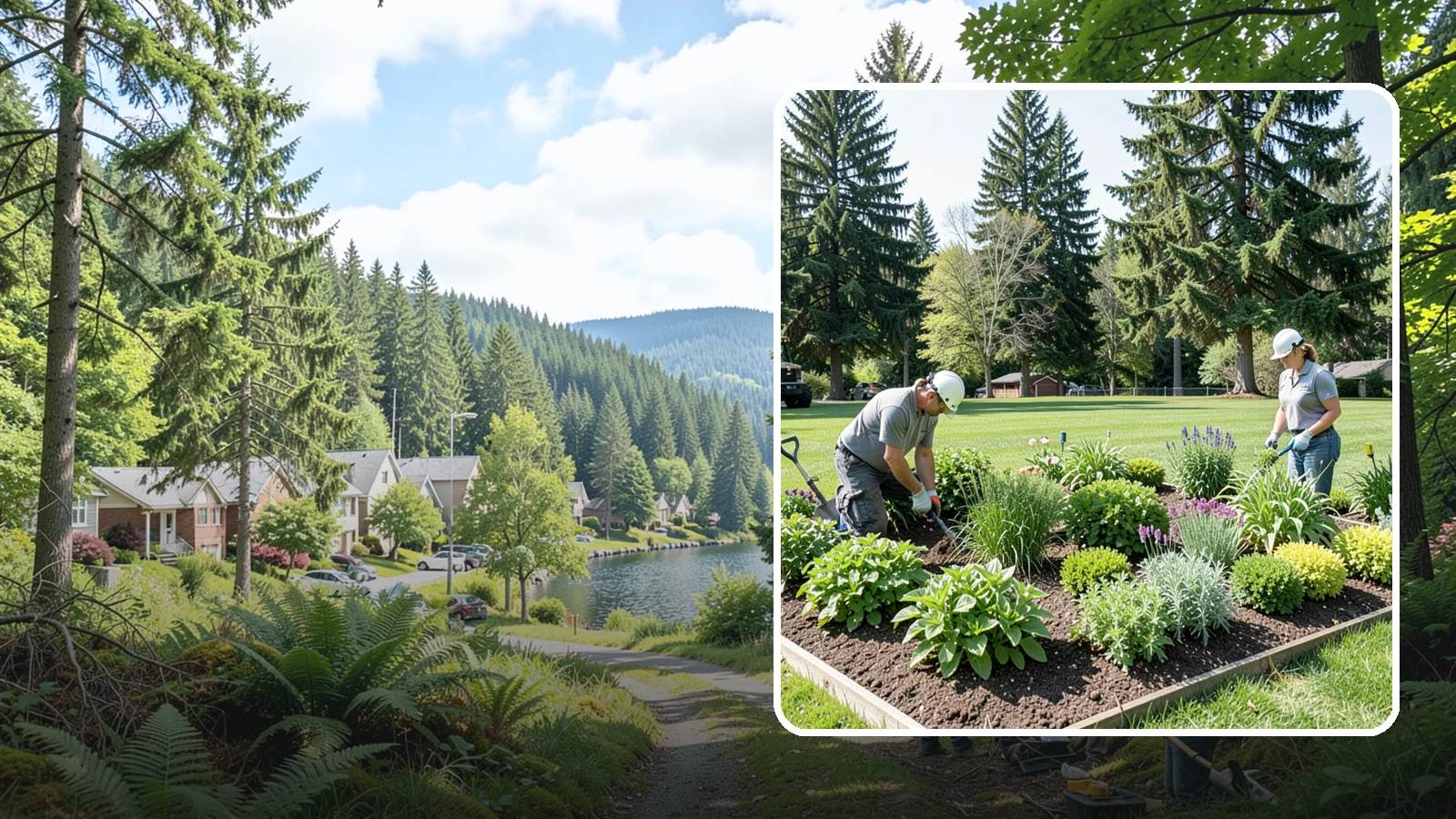 Herb Garden Installation in Lake Forest Park, King County, WA - We build productive herb gardens that flourish in the cool, moist Northwest climate.