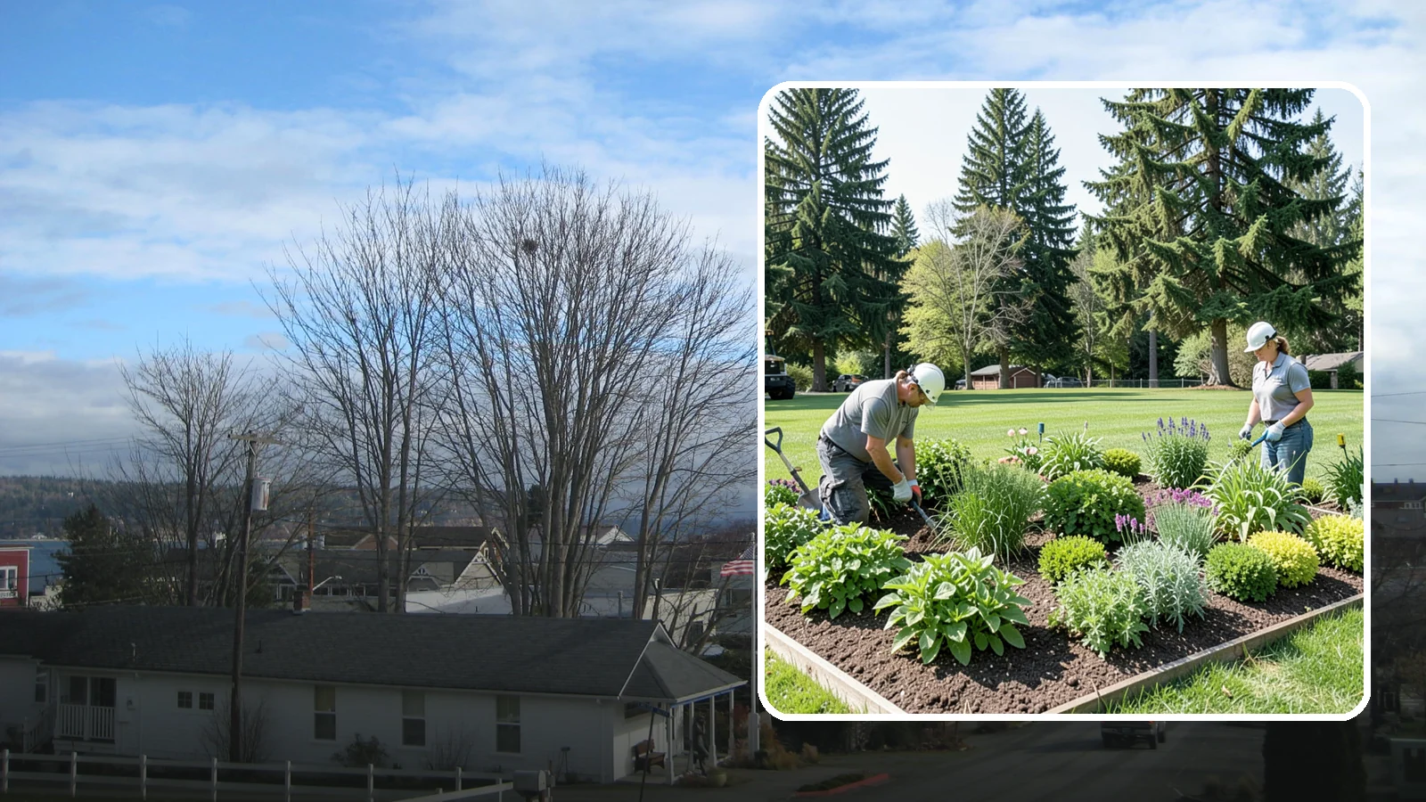 Herb Garden Installation in Langley, Island County, WA - We build productive herb gardens that flourish in the cool, moist Northwest climate.