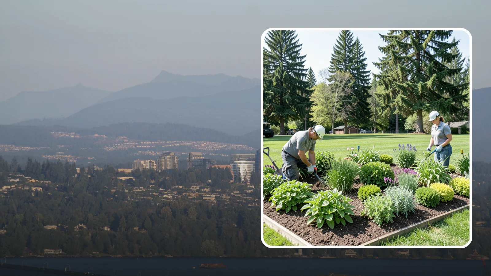 Herb Garden Installation in Medina, King County, WA - We build productive herb gardens that flourish in the cool, moist Northwest climate.