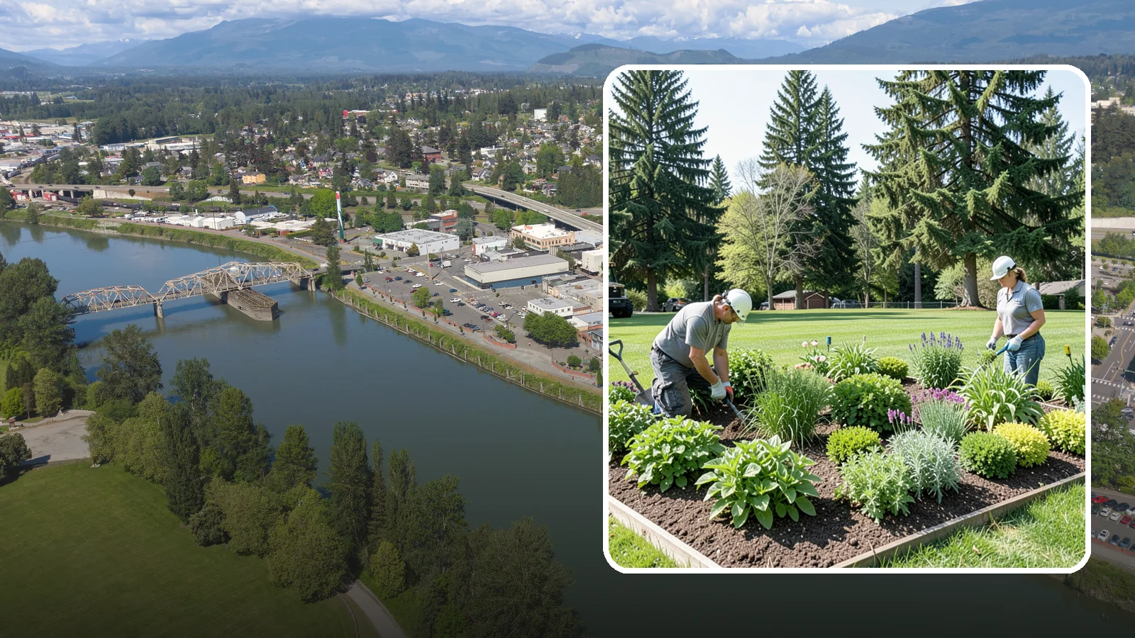 Herb Garden Installation in Mount Vernon, Skagit County, WA - We build productive herb gardens that flourish in the cool, moist Northwest climate.