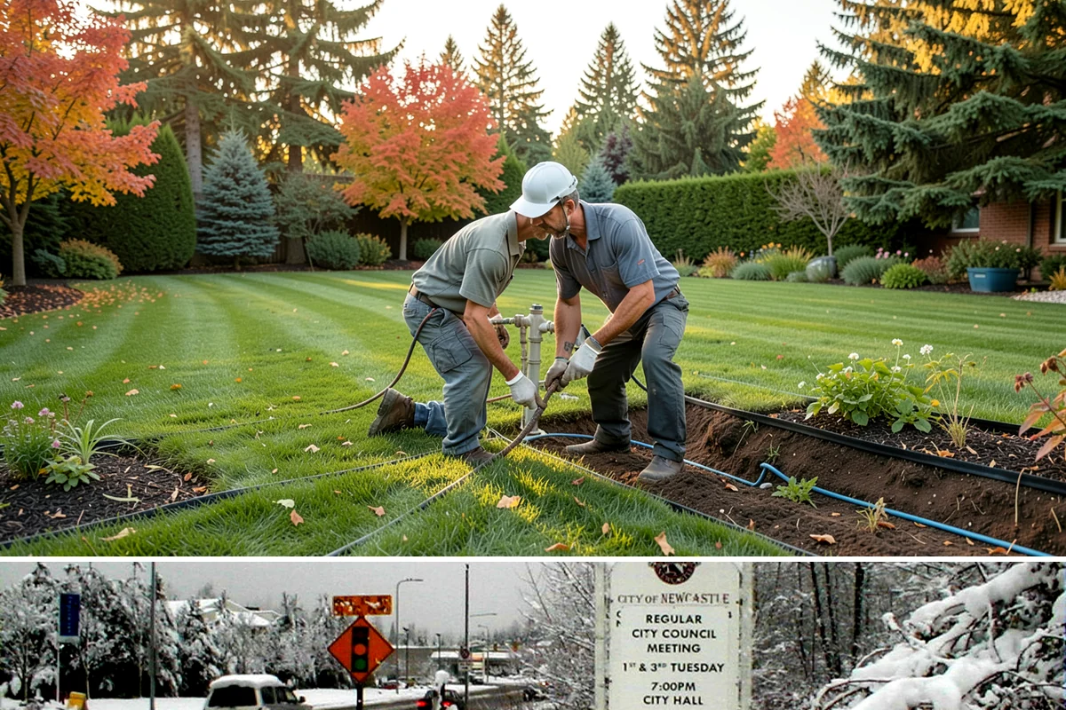 Herb Garden Installation in Newcastle, King County, WA - Start herbs in spring after frost for a full harvest season, adding hardy perennial herbs like rosemary and thyme that overwinter...