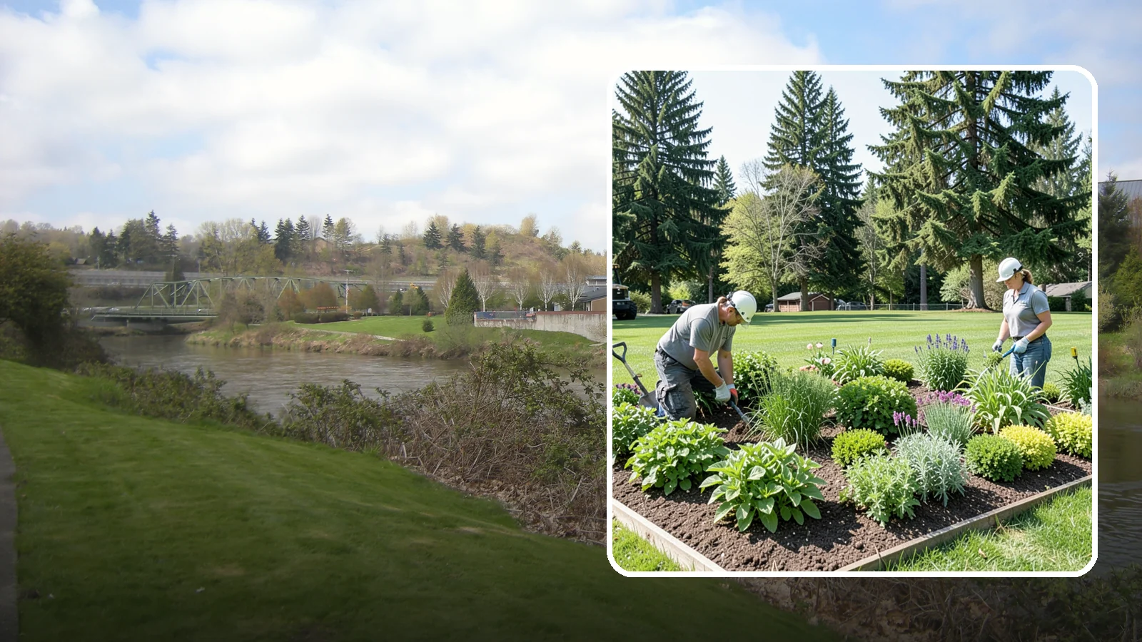 Herb Garden Installation in Tukwila, King County, WA - We build productive herb gardens that flourish in the cool, moist Northwest climate.