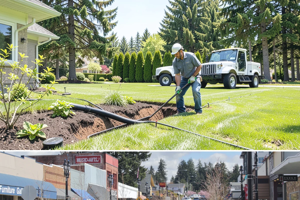 HOA Landscape Maintenance in Bothell, King County, WA - Serviced year-round on an annual HOA contract, with intensive growing-season maintenance and winter attention to moss, drainage...