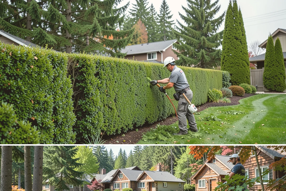 HOA Landscape Maintenance in Edgewood, Pierce County, WA - Serviced year-round on an annual HOA contract, with intensive growing-season maintenance and winter attention to moss, drainage...