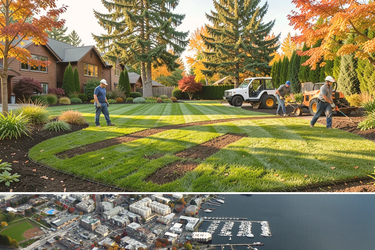 HOA Landscape Maintenance in Kirkland, King County, WA - Serviced year-round on an annual HOA contract, with intensive growing-season maintenance and winter attention to moss, drainage...