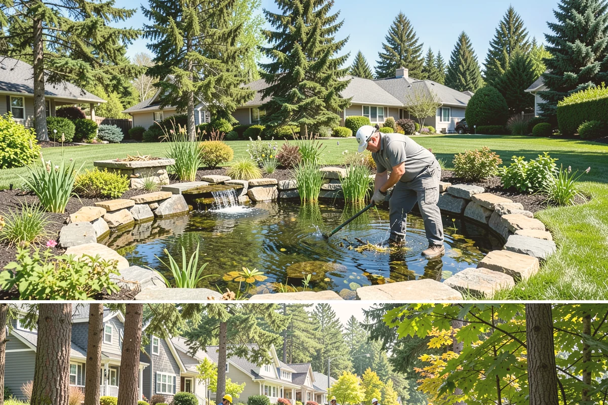 HOA Landscape Maintenance in Normandy Park, King County, WA - Serviced year-round on an annual HOA contract, with intensive growing-season maintenance and winter attention to moss, drainage...