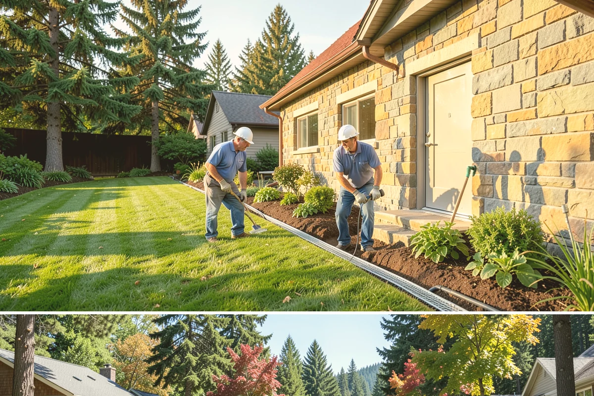 HOA Landscape Maintenance in Orting, Pierce County, WA - Serviced year-round on an annual HOA contract, with intensive growing-season maintenance and winter attention to moss, drainage...