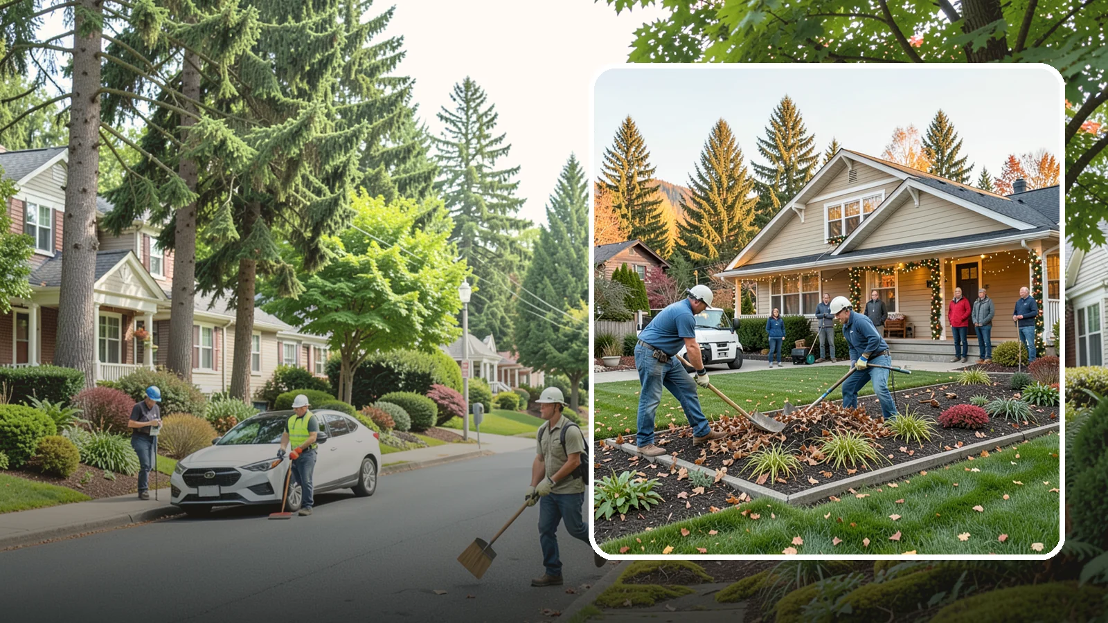 Holiday Decorating in Beaux Arts Village, King County, WA - We design, install, and take down festive holiday lighting and displays for homes and businesses throughout the Puget Sound area.