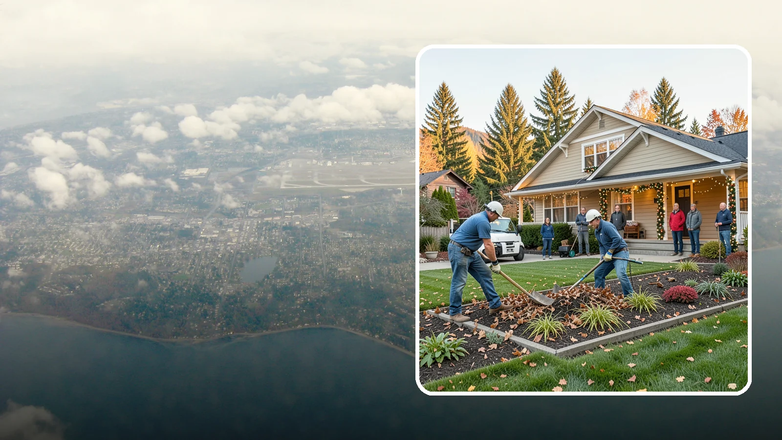 Holiday Decorating in Burien, King County, WA - We design, install, and take down festive holiday lighting and displays for homes and businesses throughout the Puget Sound area.