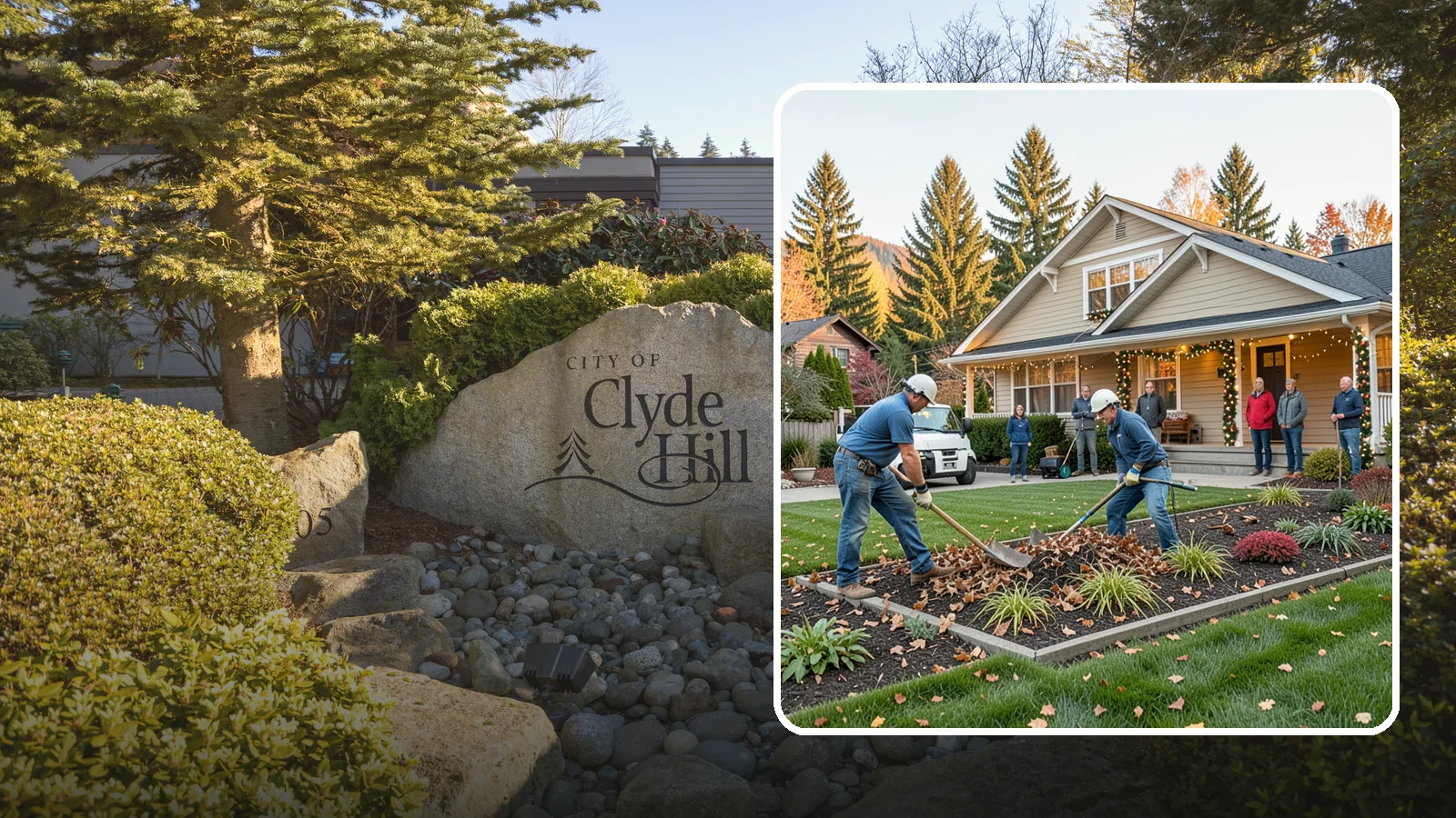 Holiday Decorating in Clyde Hill, King County, WA - We design, install, and take down festive holiday lighting and displays for homes and businesses throughout the Puget Sound area.