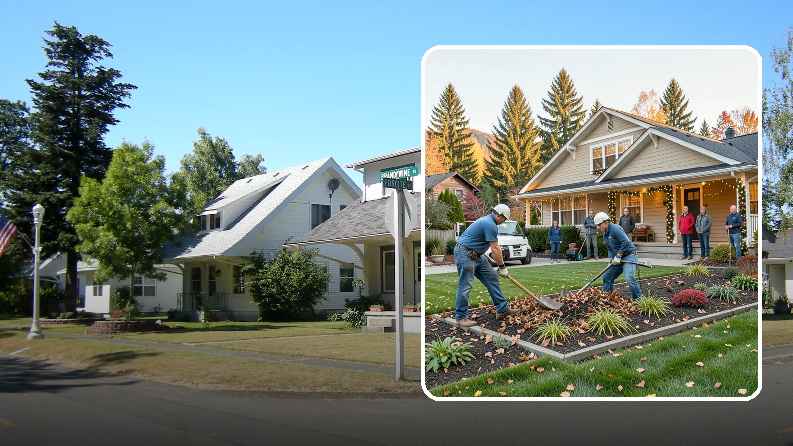 Holiday Decorating in DuPont, Pierce County, WA - We design, install, and take down festive holiday lighting and displays for homes and businesses throughout the Puget Sound area.