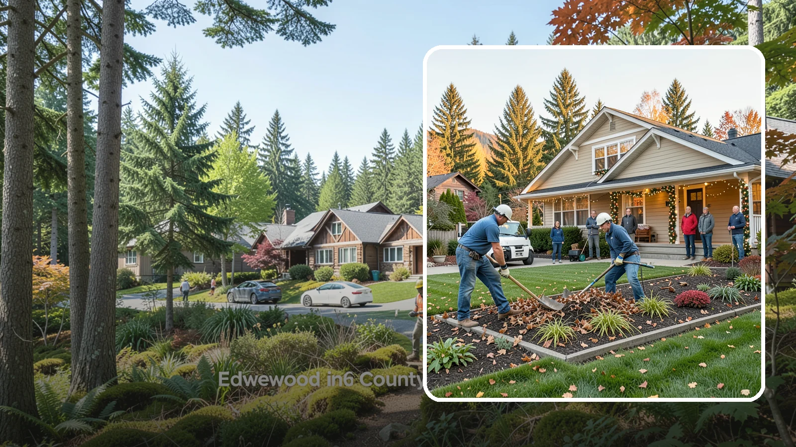 Holiday Decorating in Edgewood, Pierce County, WA - We design, install, and take down festive holiday lighting and displays for homes and businesses throughout the Puget Sound area.