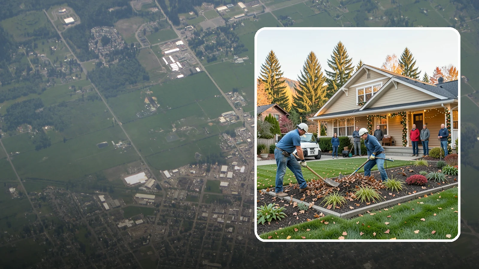 Holiday Decorating in Enumclaw, King County, WA - We design, install, and take down festive holiday lighting and displays for homes and businesses throughout the Puget Sound area.