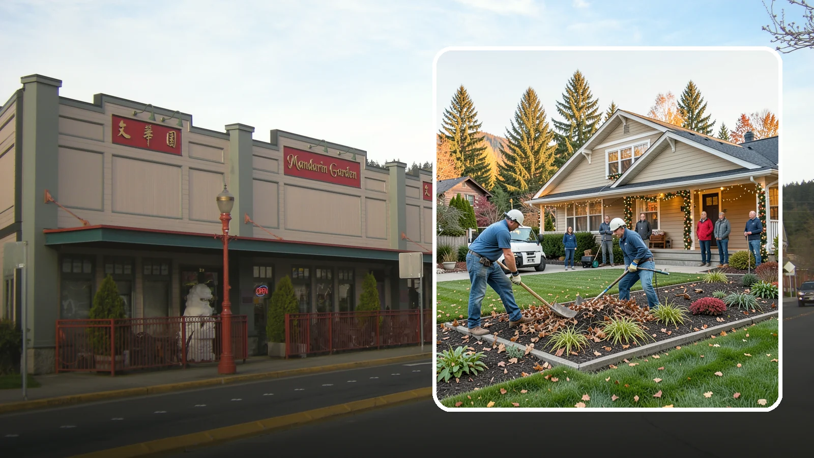 Holiday Decorating in Issaquah, King County, WA - We design, install, and take down festive holiday lighting and displays for homes and businesses throughout the Puget Sound area.