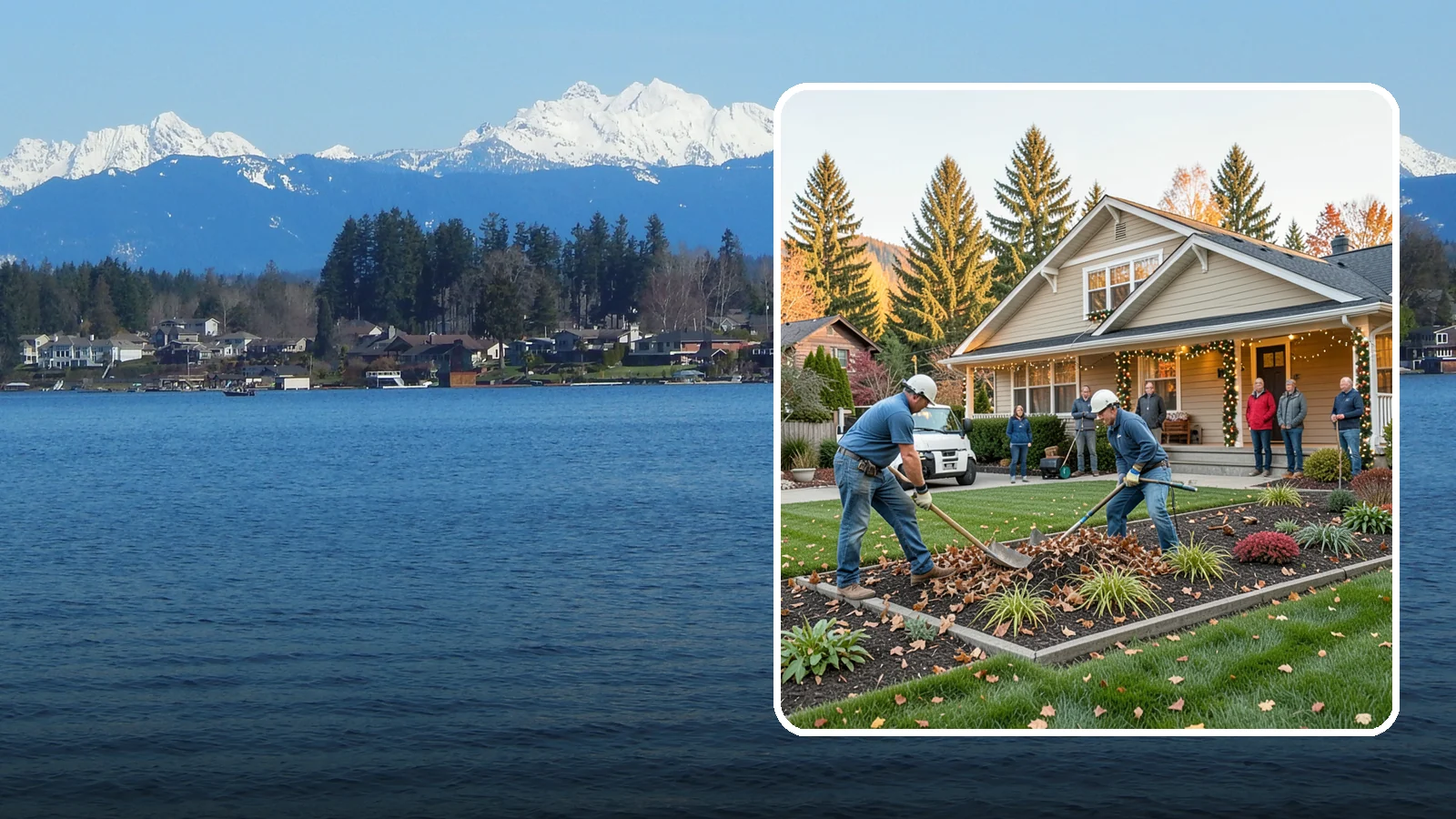 Holiday Decorating in Lake Stevens, Snohomish County, WA - We design, install, and take down festive holiday lighting and displays for homes and businesses throughout the Puget Sound area.