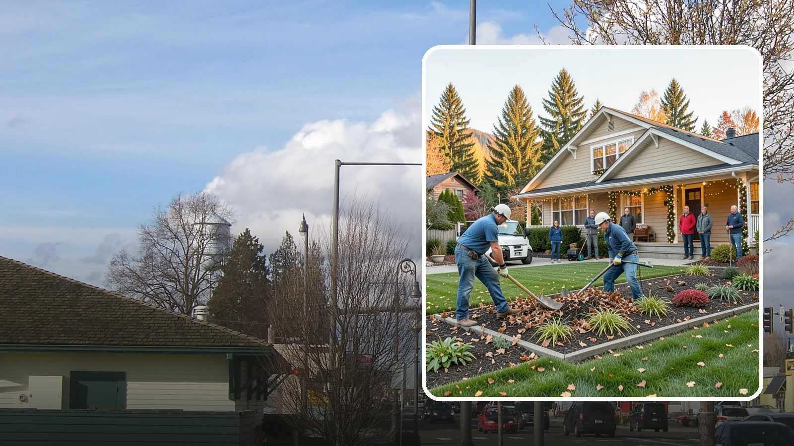 Holiday Decorating in Marysville, Snohomish County, WA - We design, install, and take down festive holiday lighting and displays for homes and businesses throughout the Puget Sound area.