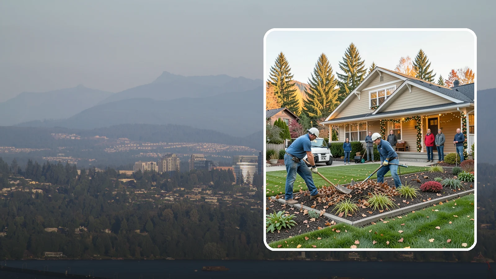 Holiday Decorating in Medina, King County, WA - We design, install, and take down festive holiday lighting and displays for homes and businesses throughout the Puget Sound area.