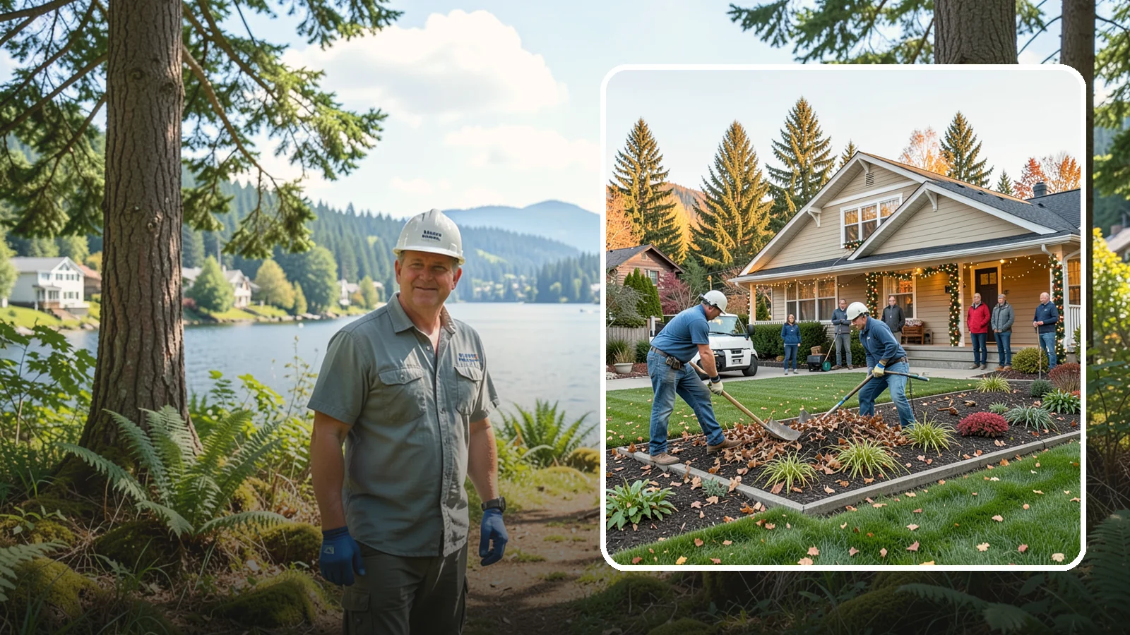 Holiday Decorating in Milton, King County, WA - We design, install, and take down festive holiday lighting and displays for homes and businesses throughout the Puget Sound area.