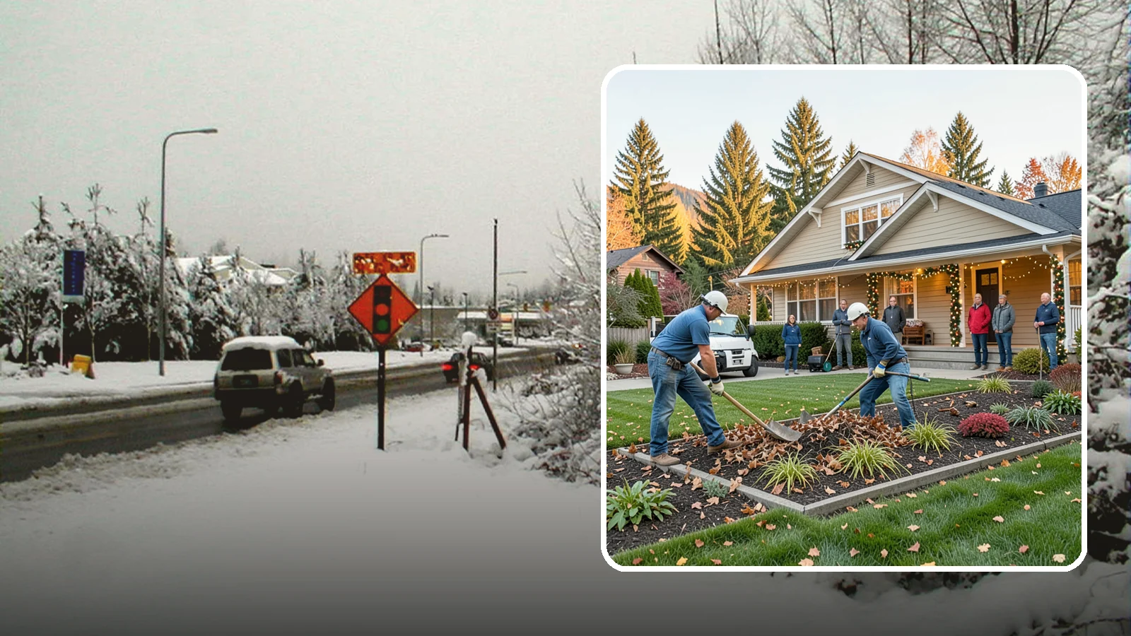 Holiday Decorating in Newcastle, King County, WA - We design, install, and take down festive holiday lighting and displays for homes and businesses throughout the Puget Sound area.