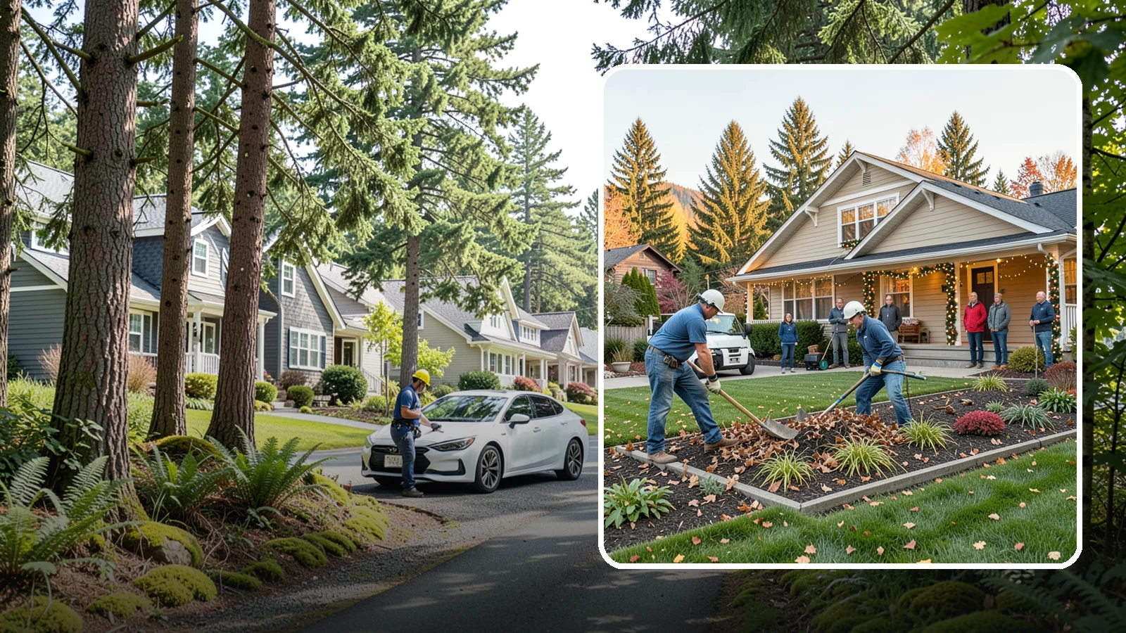 Holiday Decorating in Normandy Park, King County, WA - We design, install, and take down festive holiday lighting and displays for homes and businesses throughout the Puget Sound area.