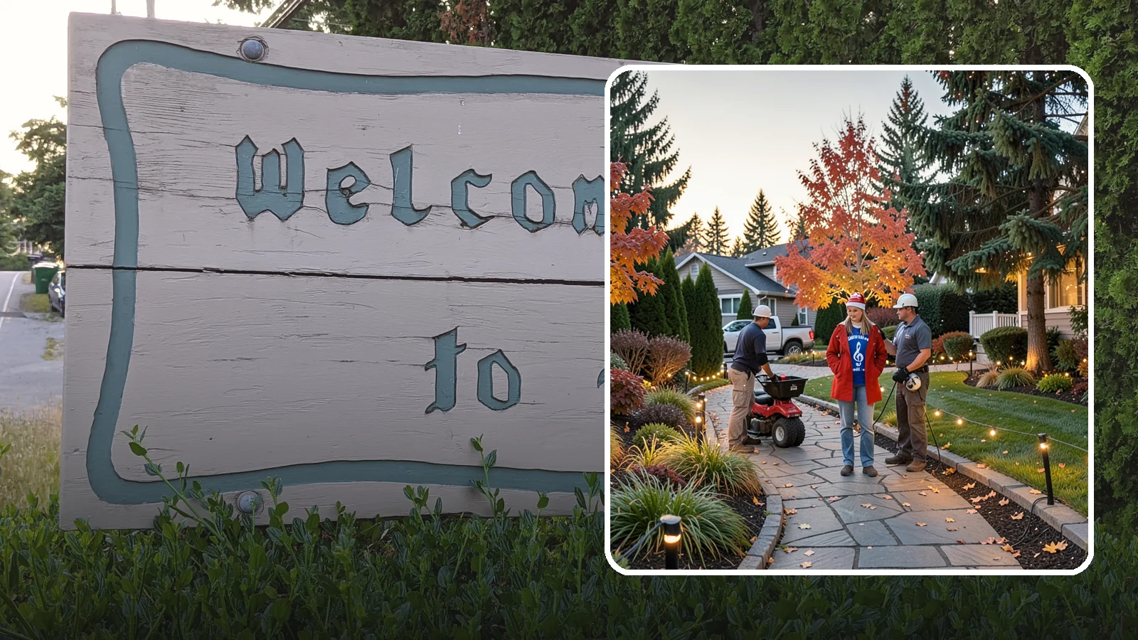 Holiday Lighting Installation in Brier, Snohomish County, WA - We design and hang professional holiday lighting that brightens the long, dark Northwest winter safely and beautifully.