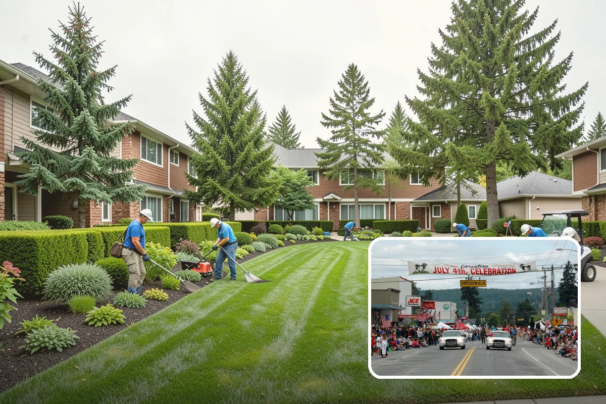 Holiday Lighting Installation in Carnation, King County, WA - Professional design tailored to your home and landscape