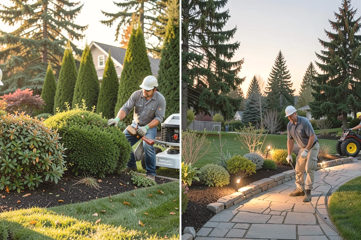 Holiday Lighting Installation in Edgewood, Pierce County, WA - Consult on design, colors, and coverage areas