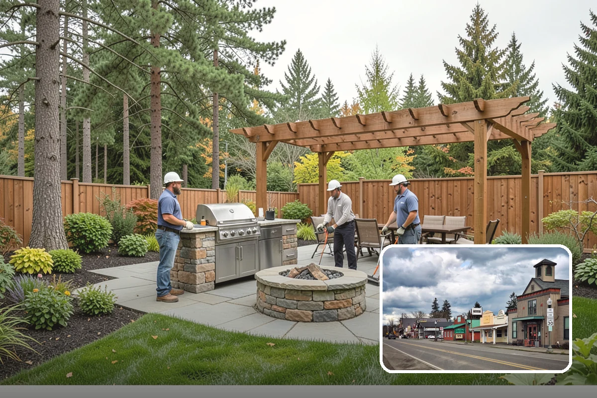 Holiday Lighting Installation in Roy, Pierce County, WA - Professional design tailored to your home and landscape