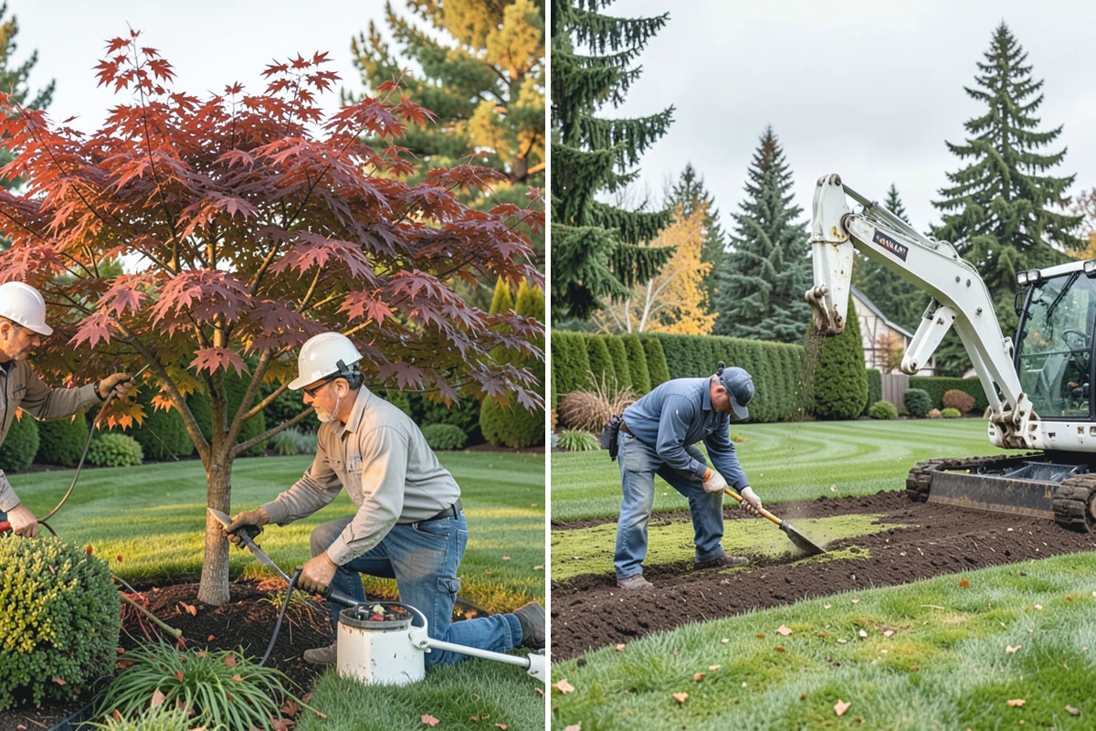 Holiday Lighting Installation in Woodinville, King County, WA - Consult on design, colors, and coverage areas