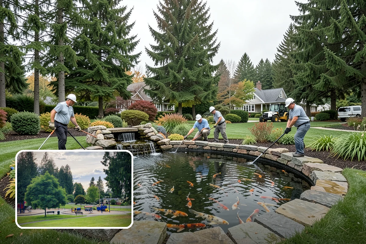 Holiday Lighting Removal in Bonney Lake, Pierce County, WA - No dangerous ladder work in icy winter conditions