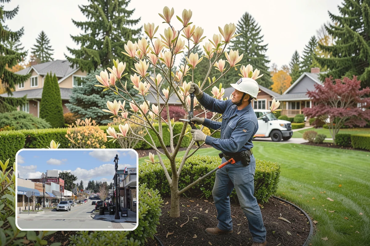Holiday Lighting Removal in Bothell, King County, WA - No dangerous ladder work in icy winter conditions