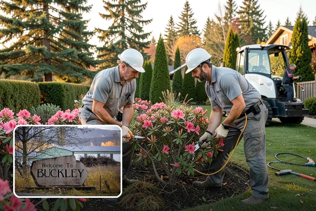 Holiday Lighting Removal in Buckley, Pierce County, WA - No dangerous ladder work in icy winter conditions