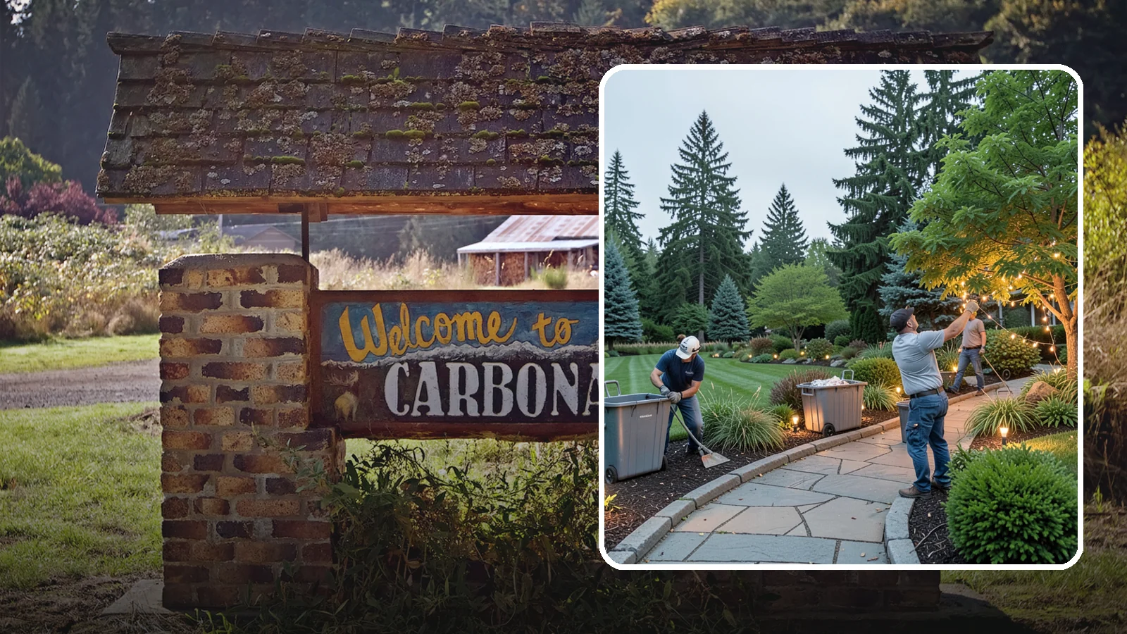 Holiday Lighting Removal in Carbonado, Pierce County, WA - We safely take down, sort, and store your holiday lighting once the season ends.