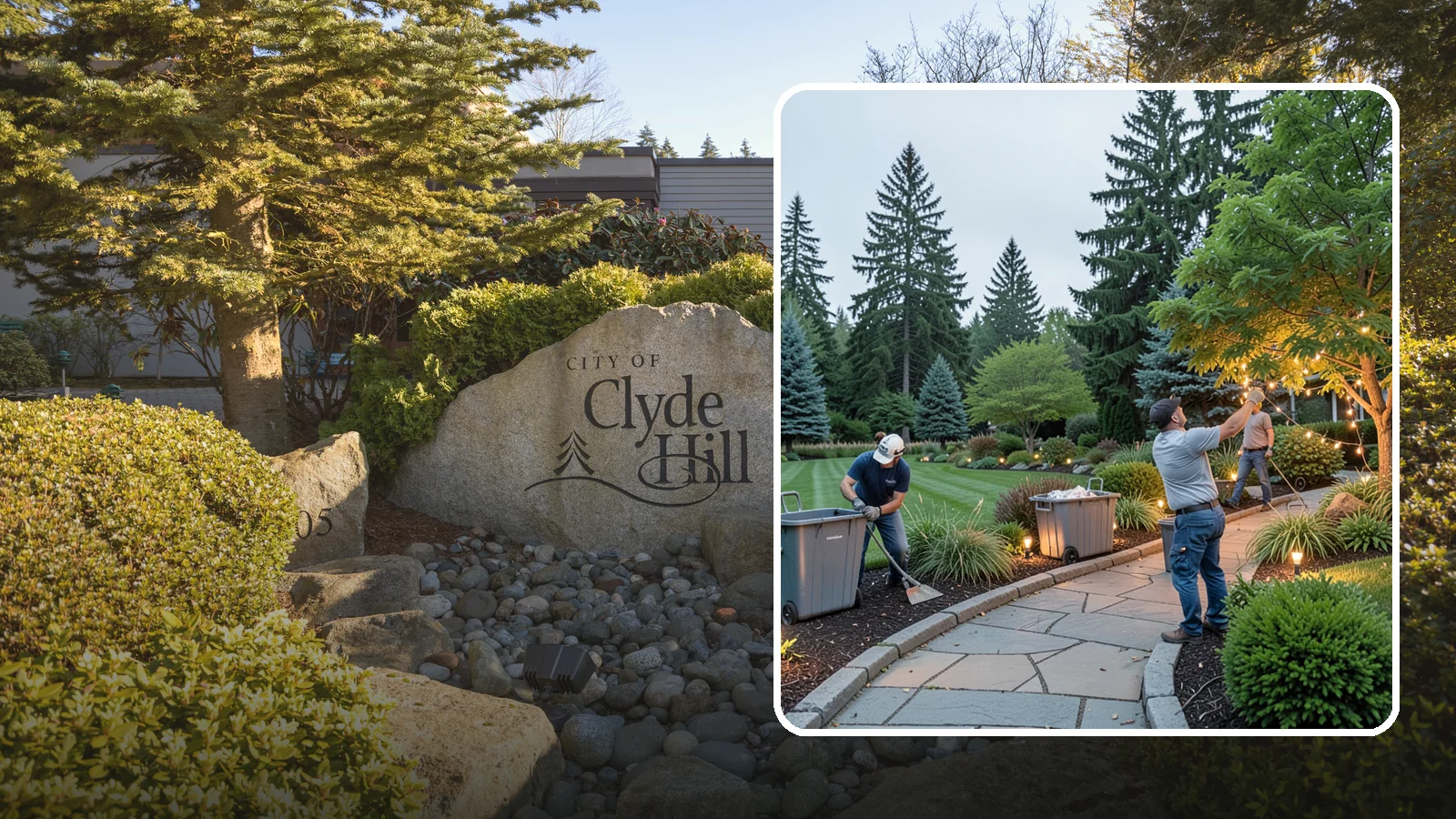 Holiday Lighting Removal in Clyde Hill, King County, WA - We safely take down, sort, and store your holiday lighting once the season ends.