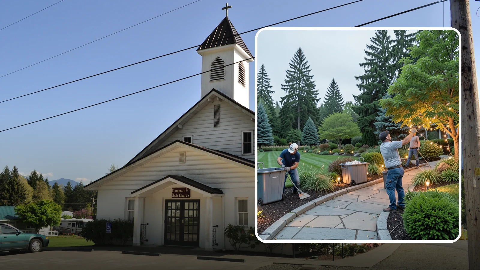 Holiday Lighting Removal in Concrete, Skagit County, WA - We safely take down, sort, and store your holiday lighting once the season ends.