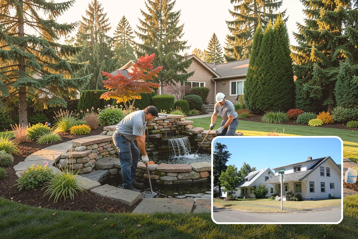 Holiday Lighting Removal in DuPont, Pierce County, WA - No dangerous ladder work in icy winter conditions