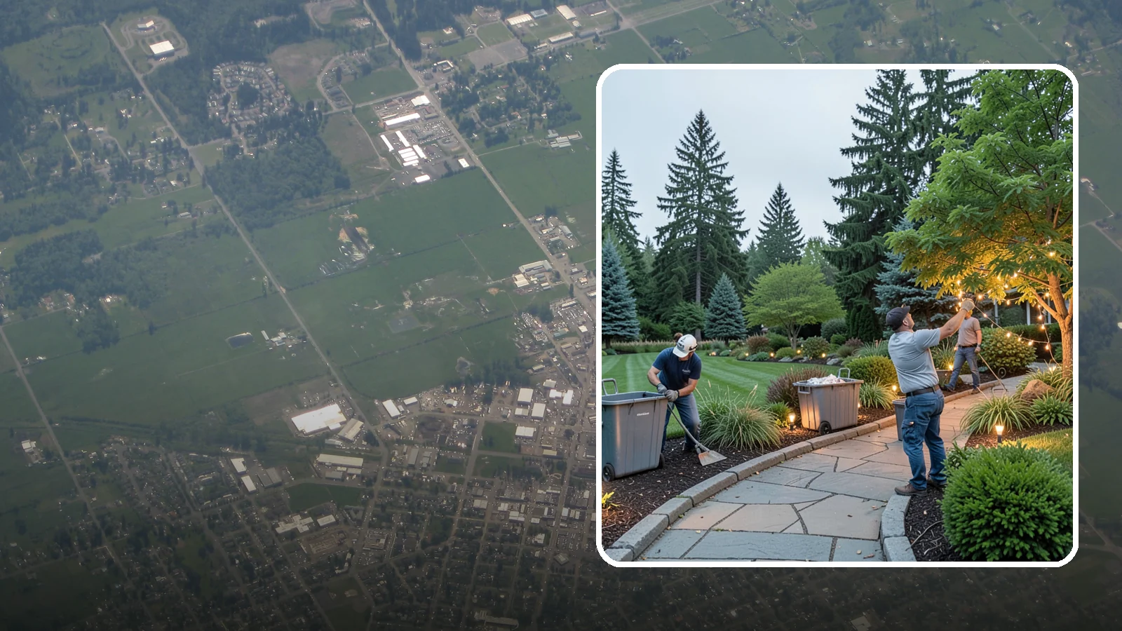 Holiday Lighting Removal in Enumclaw, King County, WA - We safely take down, sort, and store your holiday lighting once the season ends.