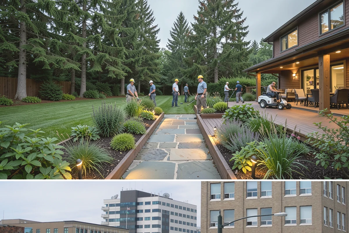 Holiday Lighting Removal in Everett, Snohomish County, WA - Removal is typically scheduled in January or early February, once the holidays end but before spring landscaping work begins.