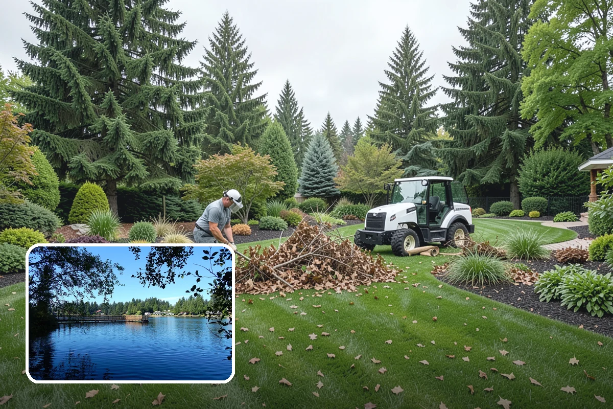 Holiday Lighting Removal in Federal Way, King County, WA - No dangerous ladder work in icy winter conditions