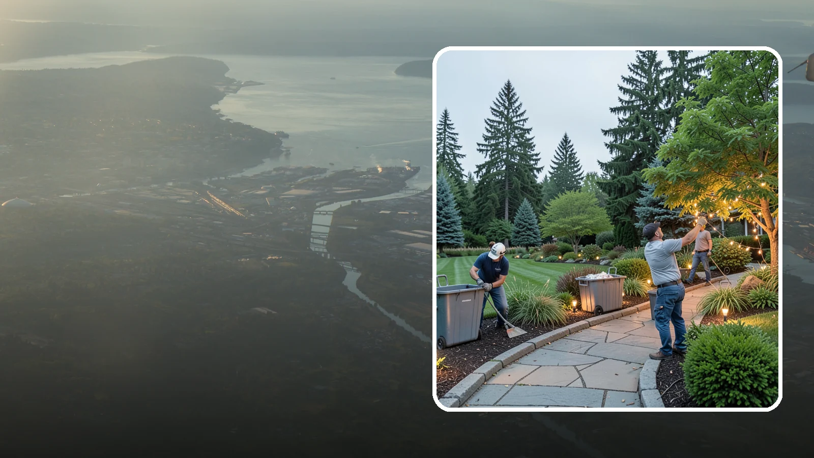 Holiday Lighting Removal in Fife, Pierce County, WA - We safely take down, sort, and store your holiday lighting once the season ends.