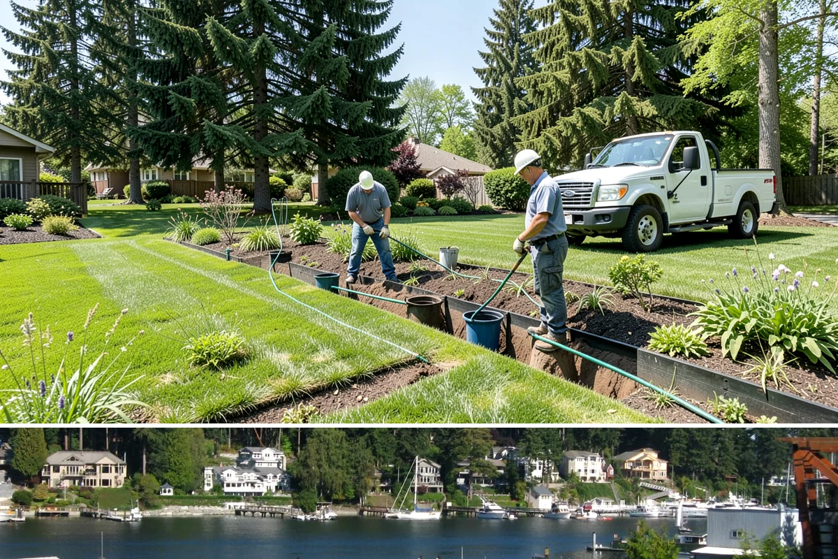 Holiday Lighting Removal in Gig Harbor, Pierce County, WA - Removal is typically scheduled in January or early February, once the holidays end but before spring landscaping work begins.