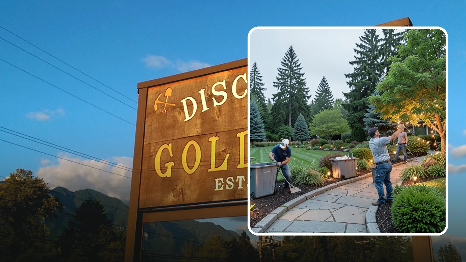 Holiday Lighting Removal in Gold Bar, Snohomish County, WA - We safely take down, sort, and store your holiday lighting once the season ends.