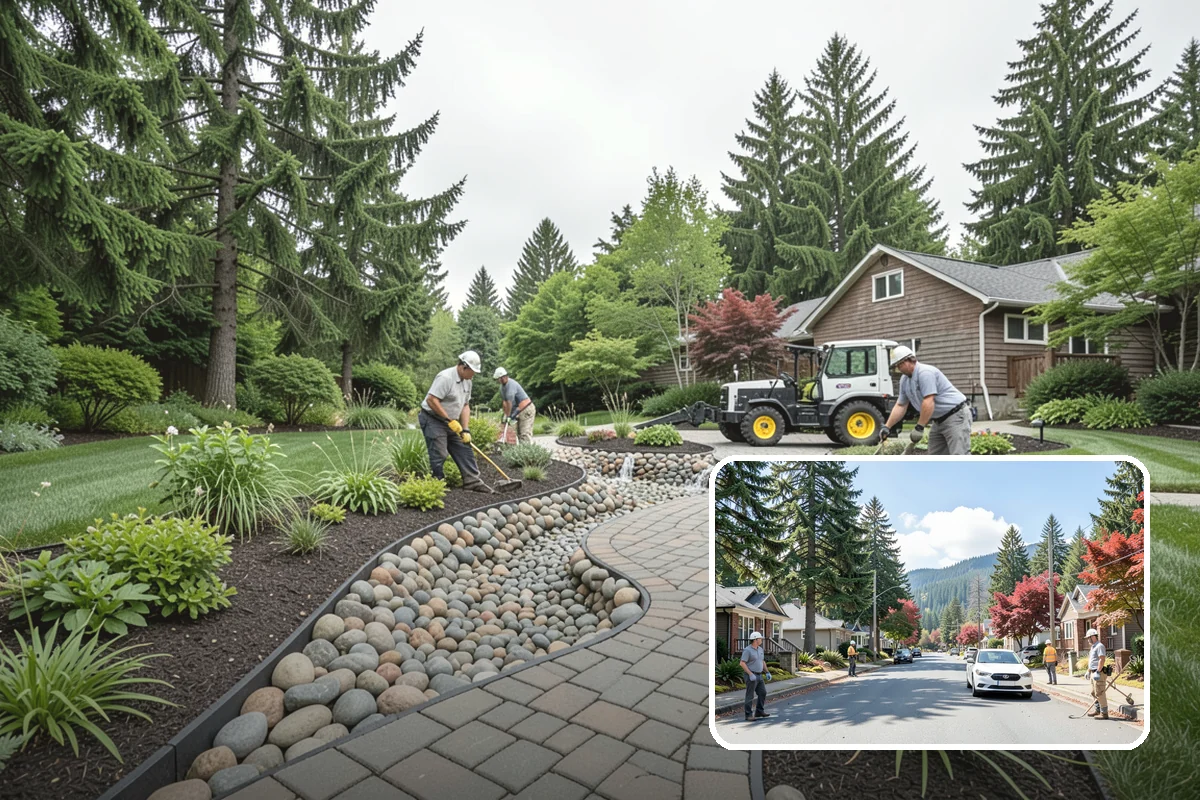 Holiday Lighting Removal in Hunts Point, King County, WA - No dangerous ladder work in icy winter conditions