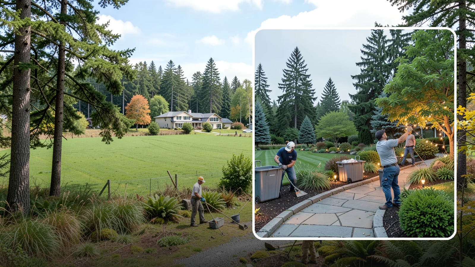 Holiday Lighting Removal in Lyman, Skagit County, WA - We safely take down, sort, and store your holiday lighting once the season ends.