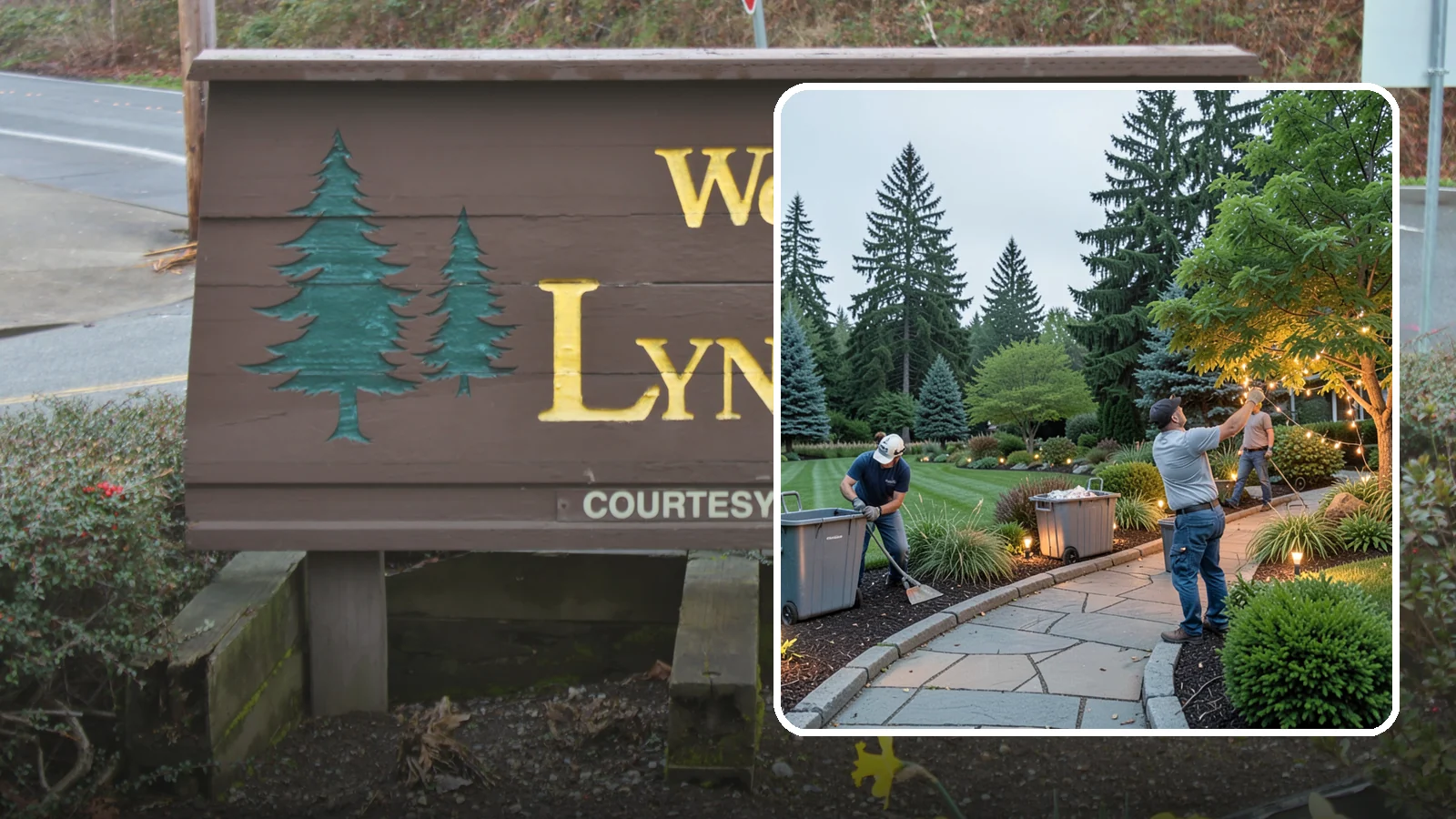 Holiday Lighting Removal in Lynnwood, Snohomish County, WA - We safely take down, sort, and store your holiday lighting once the season ends.