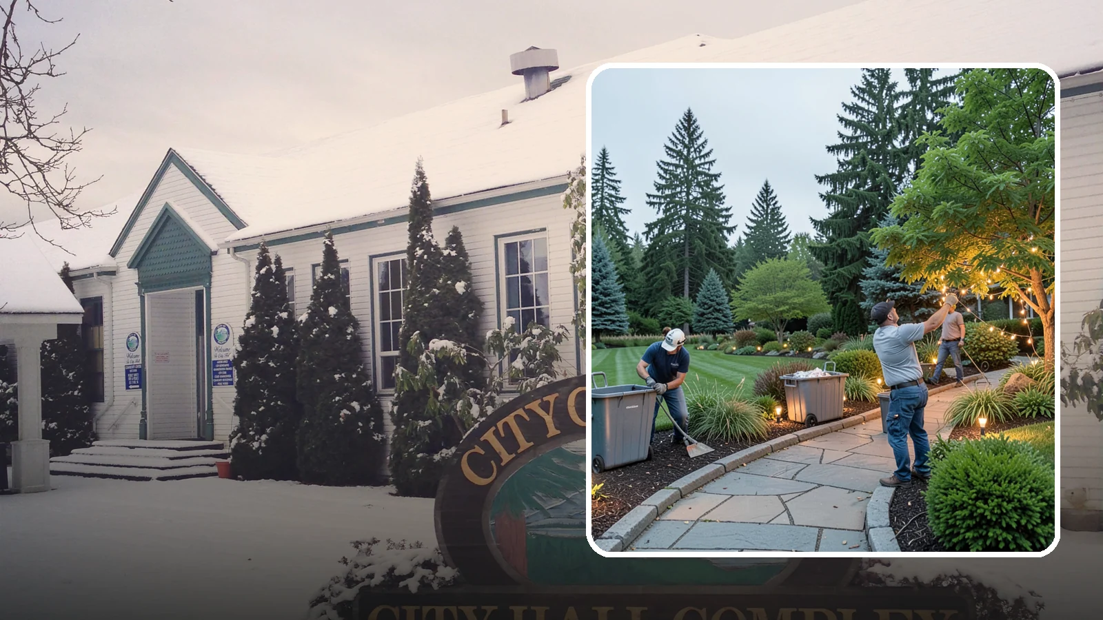 Holiday Lighting Removal in Pacific, King County, WA - We safely take down, sort, and store your holiday lighting once the season ends.
