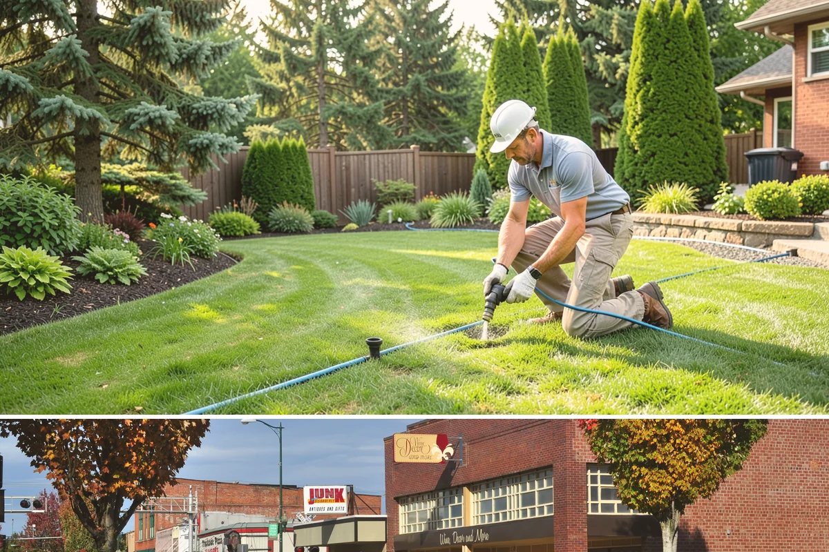 Holiday Lighting Removal in Puyallup, Pierce County, WA - Removal is typically scheduled in January or early February, once the holidays end but before spring landscaping work begins.