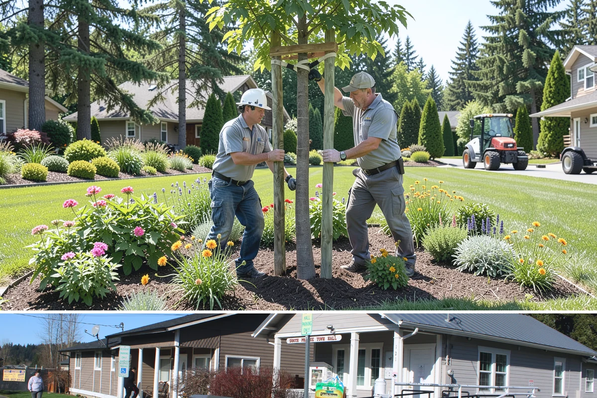 Holiday Lighting Removal in South Prairie, Pierce County, WA - Removal is typically scheduled in January or early February, once the holidays end but before spring landscaping work begins.