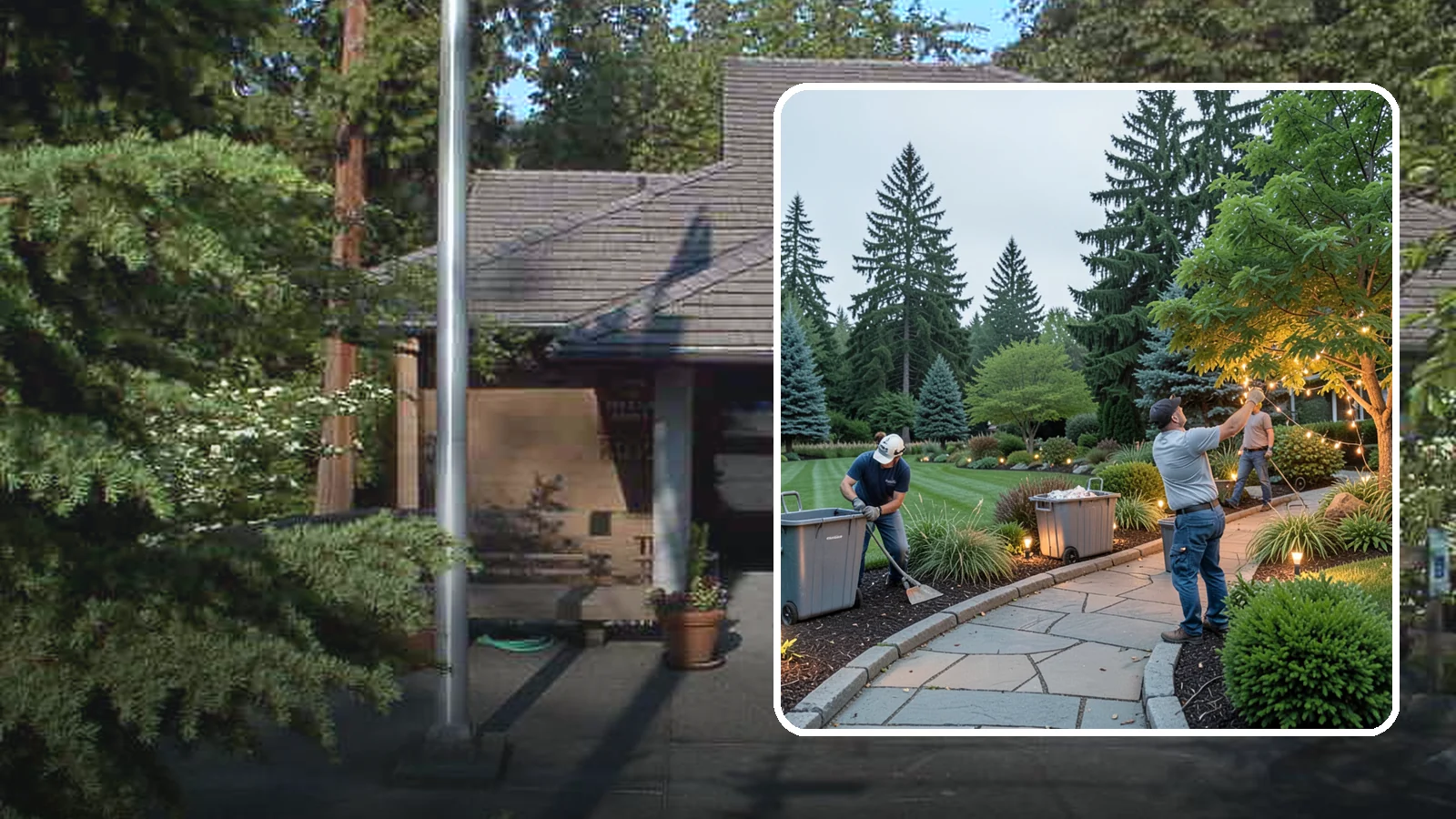 Holiday Lighting Removal in Yarrow Point, King County, WA - We safely take down, sort, and store your holiday lighting once the season ends.